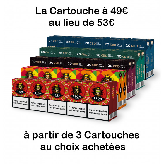 Promotion à partir de 3 cartouches achetées