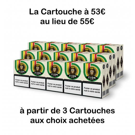 Promotion à partir de 3 cartouches Zion Nicotine achetées