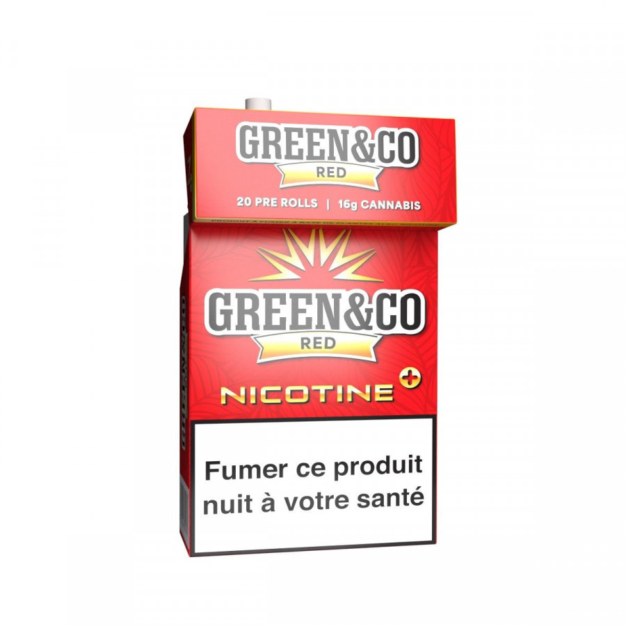 Cigarettes Green&Co Nicotine - 10 paquets