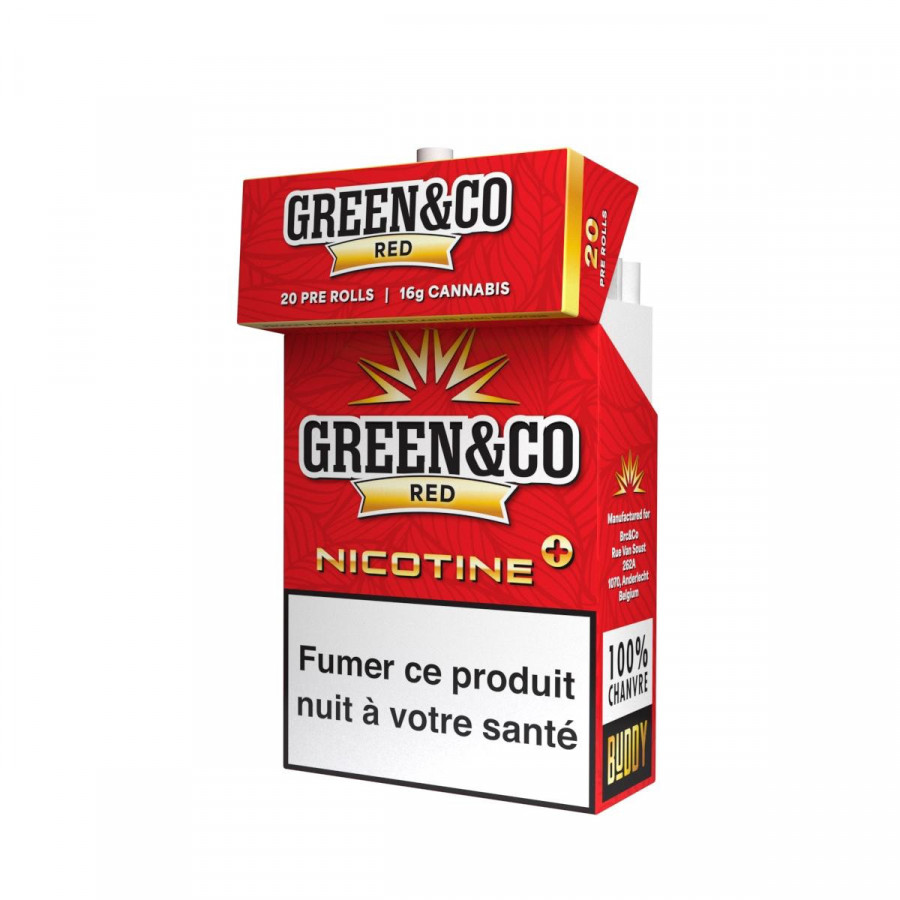 Cigarettes Green&Co Nicotine - 10 paquets