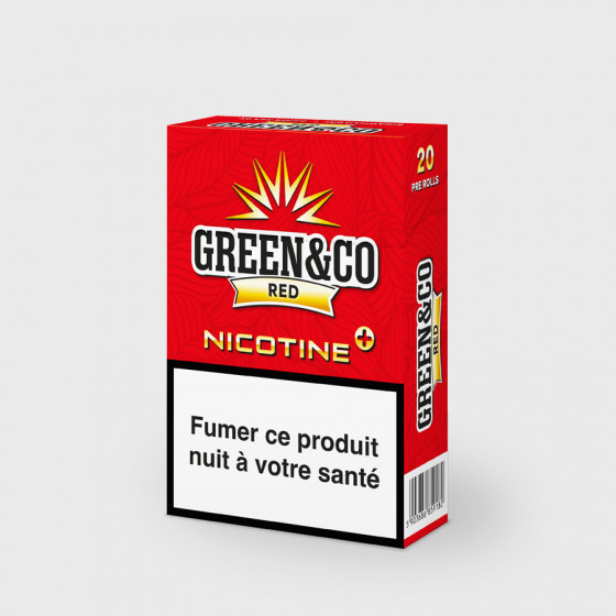 Cigarettes Green&Co Nicotine - 10 paquets