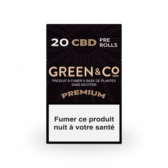 Cigarettes Green&Co Premium Sans Nicotine - 10 paquets