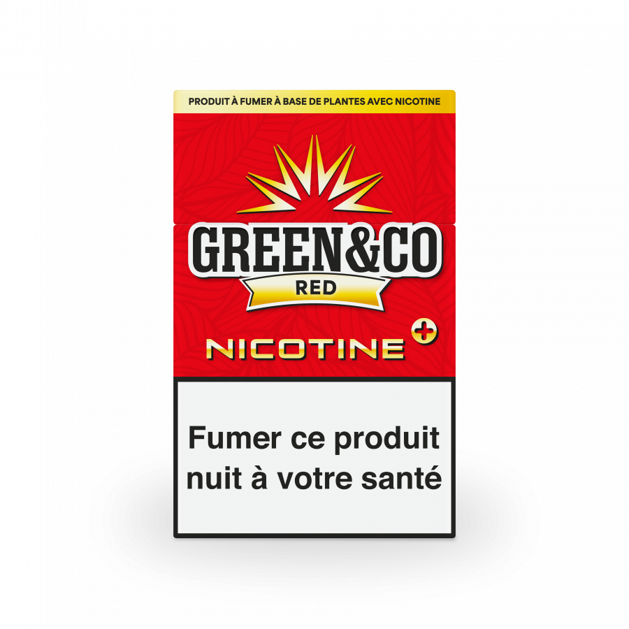 Cigarettes Green&Co Nicotine - 10 paquets