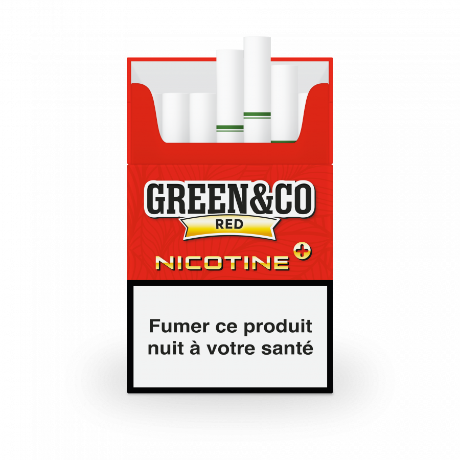 Cigarettes Green&Co Nicotine - 10 paquets