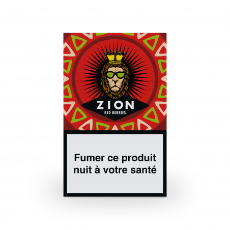 Cigarettes Zion Red Berries Sans Nicotine - 10 paquets