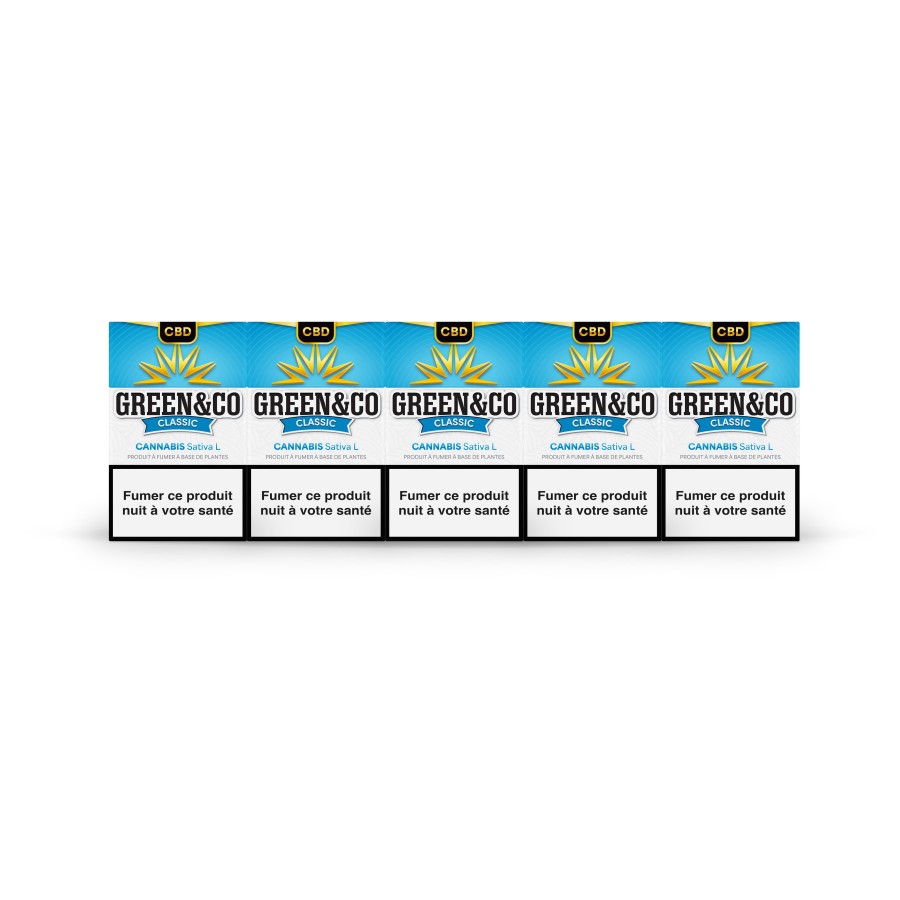 Cigarettes Green&Co Classic Sans Nicotine - 10 paquets