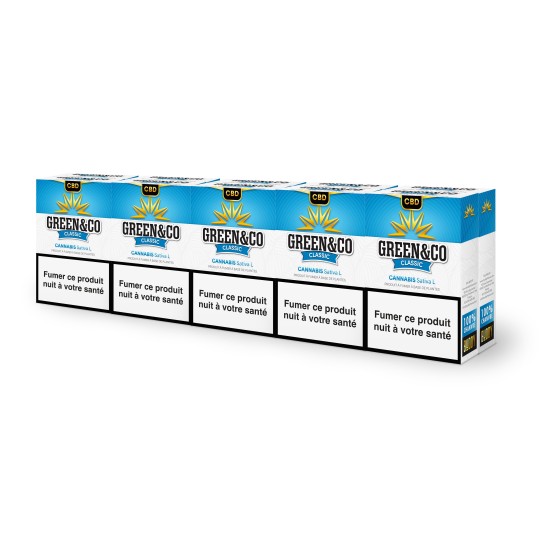 Cigarettes Green&Co Classic Sans Nicotine - 10 paquets