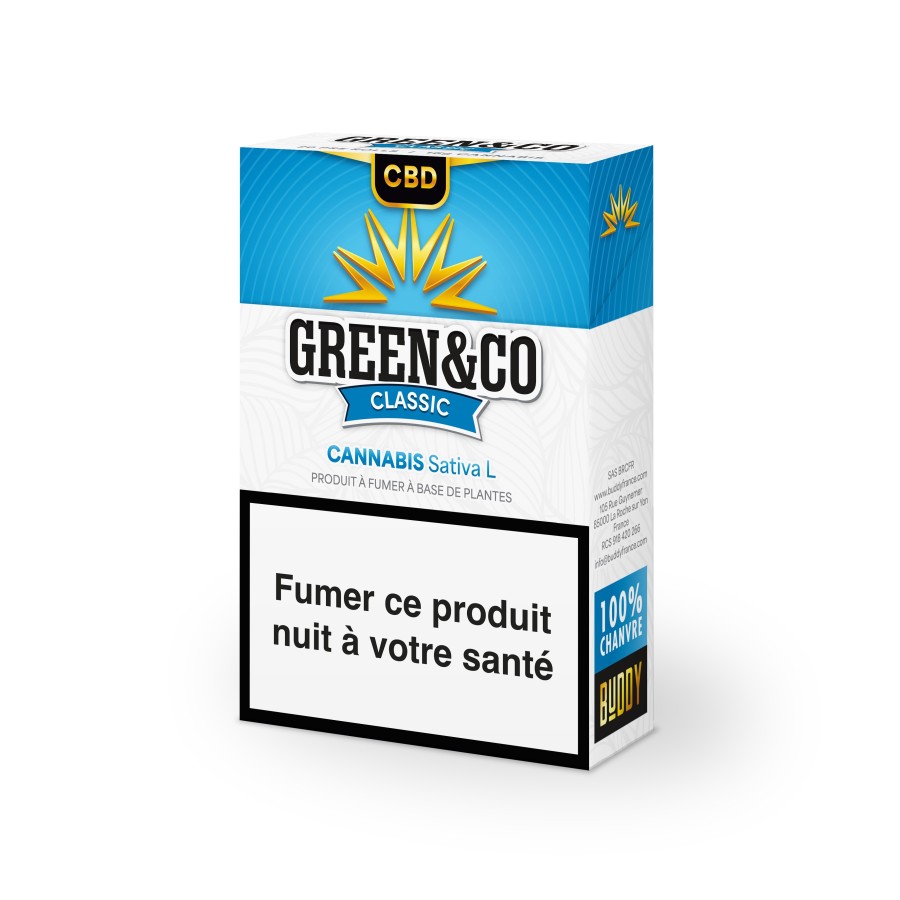 Cigarettes Green&Co Classic Sans Nicotine - 10 paquets