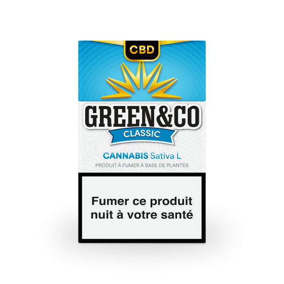 Cigarettes Green&Co Classic Sans Nicotine - 10 paquets