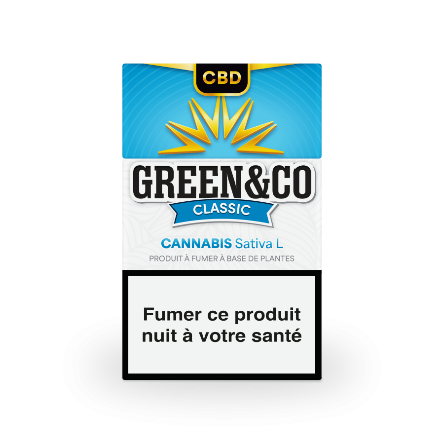 Cigarettes Green&Co Classic Sans Nicotine - 10 paquets Cigarettes Green&Co Classic Sans Nicotine - 10 paquets