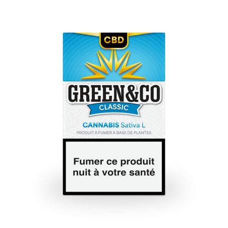 Cigarettes Green&Co Classic Sans Nicotine - 10 paquets