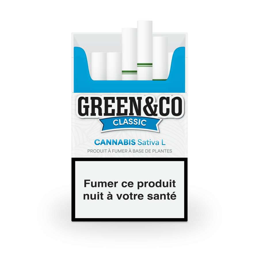 Cigarettes Green&Co Classic Sans Nicotine - 10 paquets