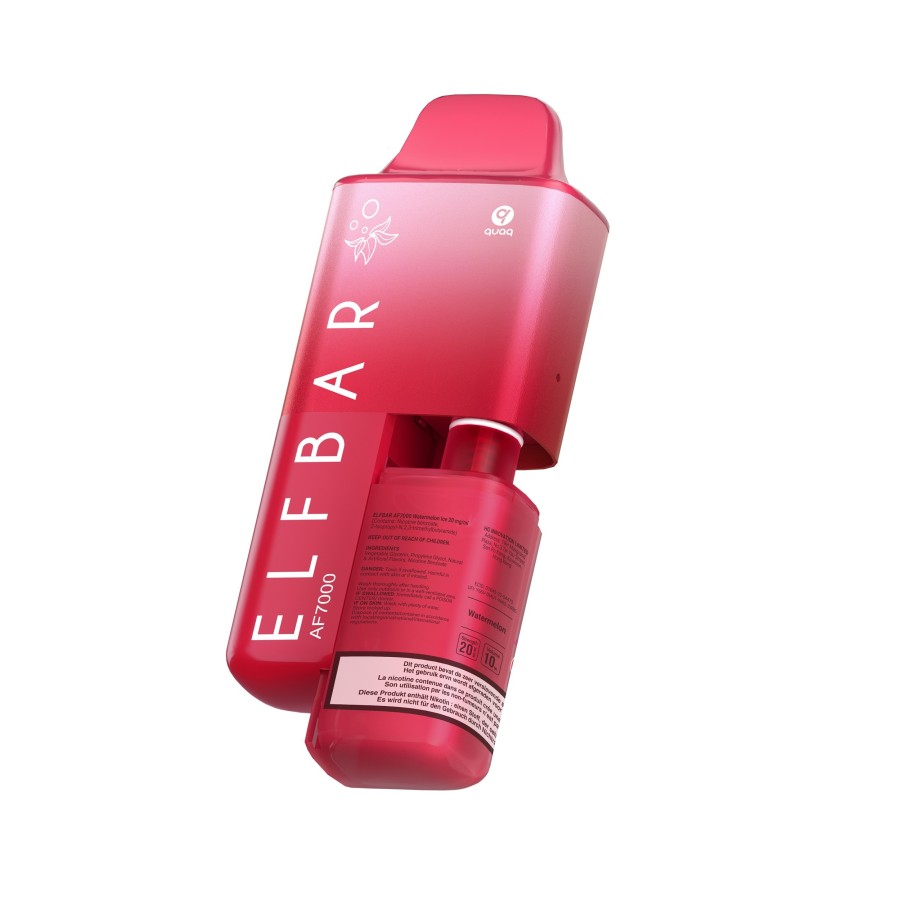 Cartouche de 5 Elfbar AF7000 - Device + Pod 🍉 Pastèque Glacée (Watermelon)
