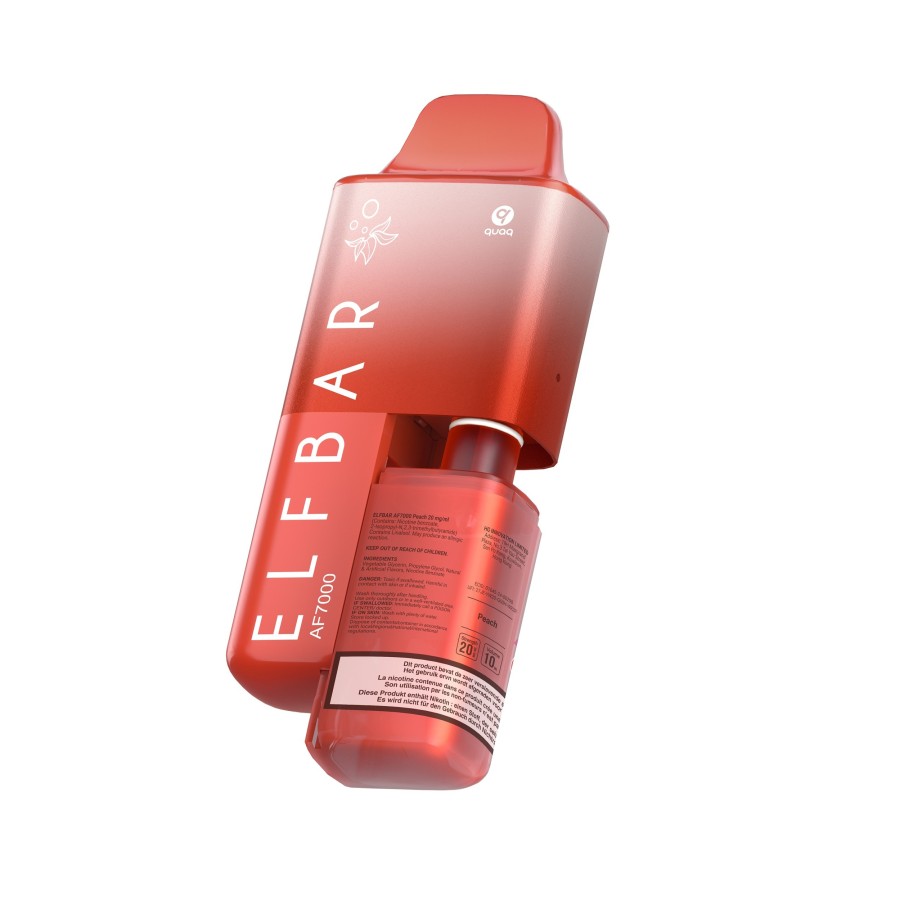 Cartouche de 5 Elfbar AF7000 - Device + Pod 🍑 Pêche (Peach)