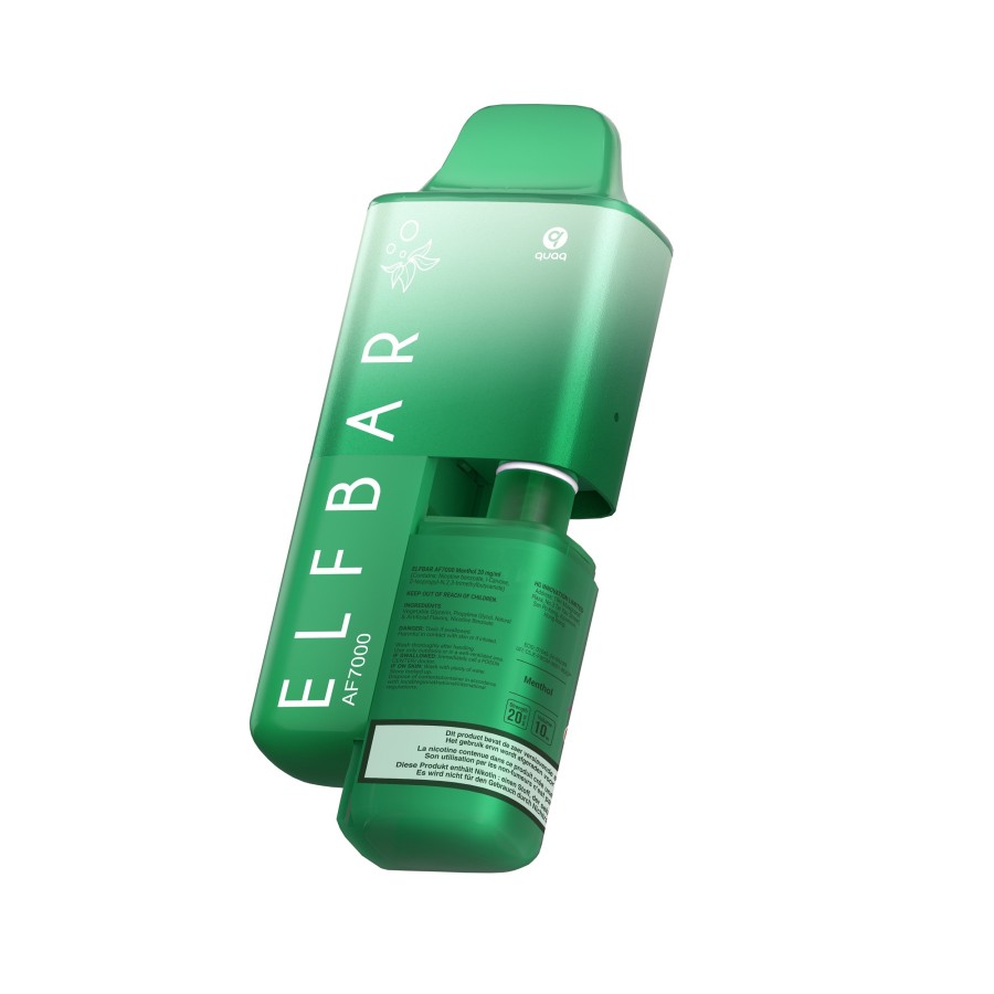 Cartouche de 5 Elfbar AF7000 - Device + Pod 🌿Menthe Fraîche
