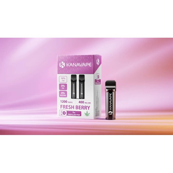 Pods jetables CBD KANAVAPE – Fresh Berry