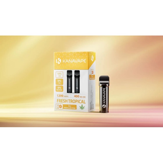 Pods Jetables CBD KANAVAPE – Fresh Tropical