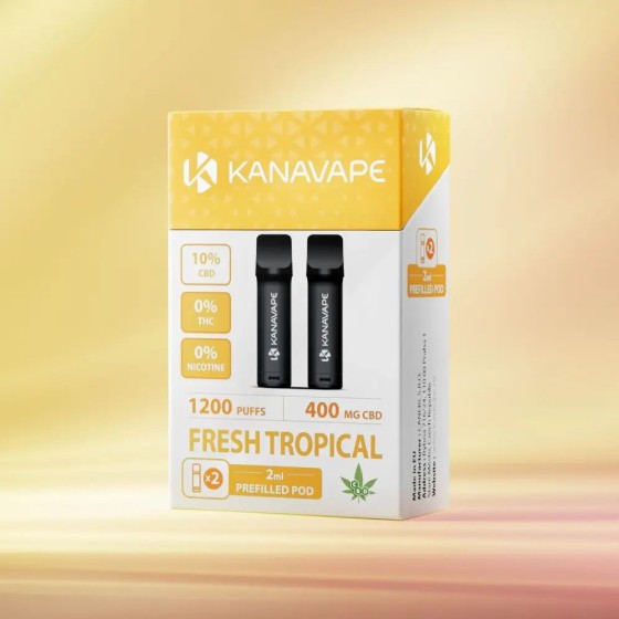Pods Jetables CBD KANAVAPE – Fresh Tropical
