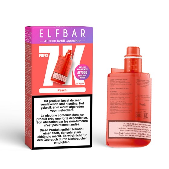 Recharge 10ml – Elfbar AF7000 🍑 Pêche (Peach)