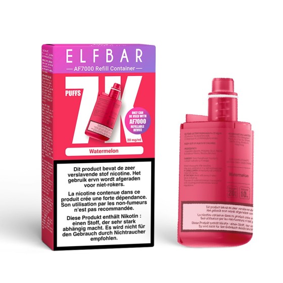 Recharge 10ml – Elfbar AF7000 🍉 Pastèque Glacée (Watermelon)
