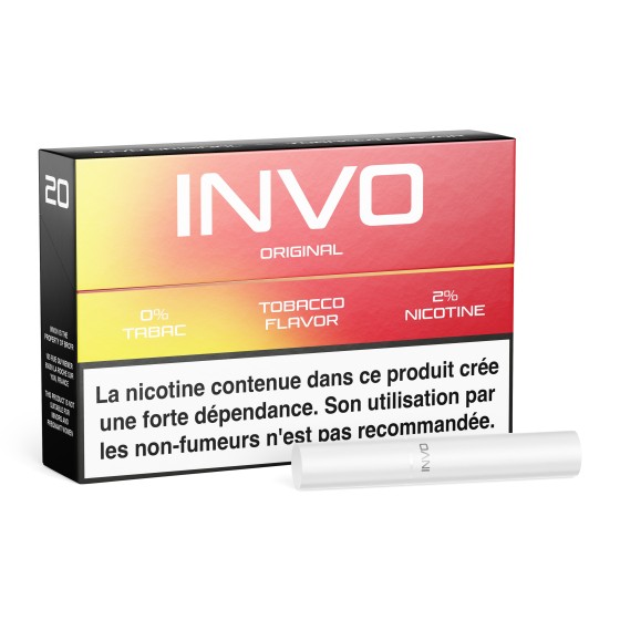 INVO TABAC ORIGINAL - Cartouche de 10 Paquets de 20 Recharges
