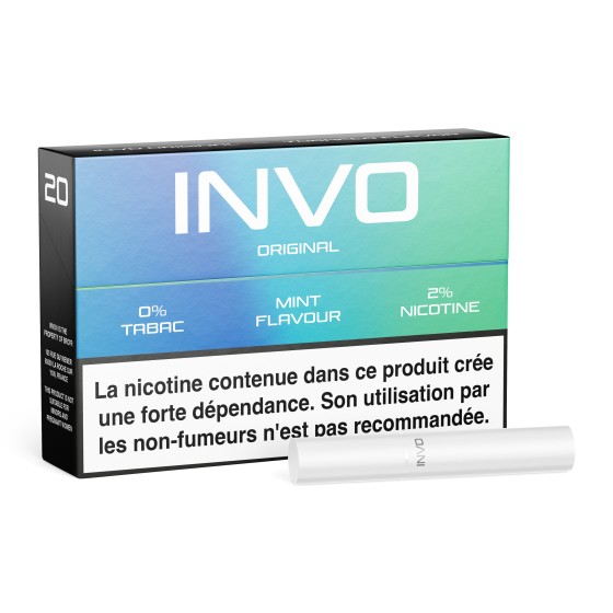 INVO MENTHE ORIGINAL - Cartouche de 10 Paquets de 20 Recharges