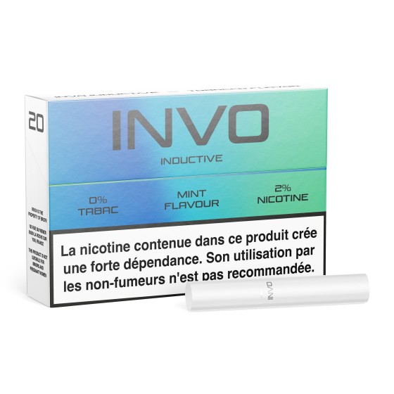 INVO MENTHE INDUCTIVE - Cartouche de 10 Paquets de 20 Recharges