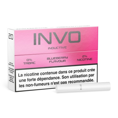 Precommande - INVO BLUEBERRY INDUCTIVE - Cartouche de 10 Paquets de 20 Recharges
