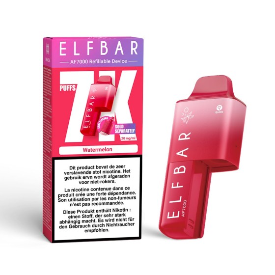Pack AF7000 🍉 Pastèque Glacée (Watermelon) - 1 Cartouche 5 Devices + 1 Cartouche 10 Réservoirs