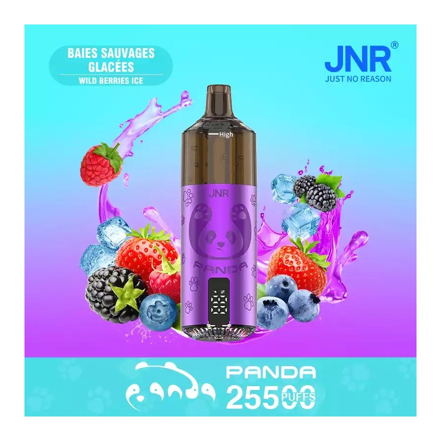 JNR Panda – Wild Berries Ice (Baies Sauvages Glacées) JNR Panda – Wild Berries Ice (Baies Sauvages Glacées)