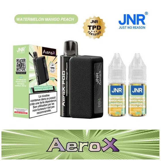 JNR AeroX 32K – Watermelon Mango Peach (Pêche Mangue Pastèque)