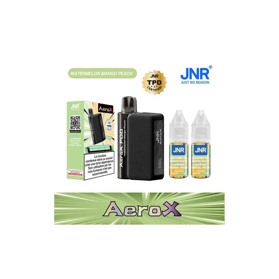 JNR AeroX 32K – Watermelon Mango Peach (Pêche Mangue Pastèque) JNR AeroX 32K – Watermelon Mango Peach (Pêche Mangue Pastèque)