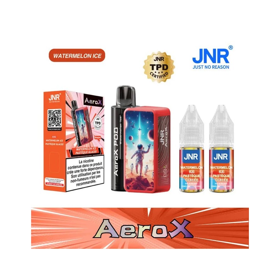 JNR AeroX 32K – Watermelon Ice (Pastèque Glacée) JNR AeroX 32K – Watermelon Ice (Pastèque Glacée)