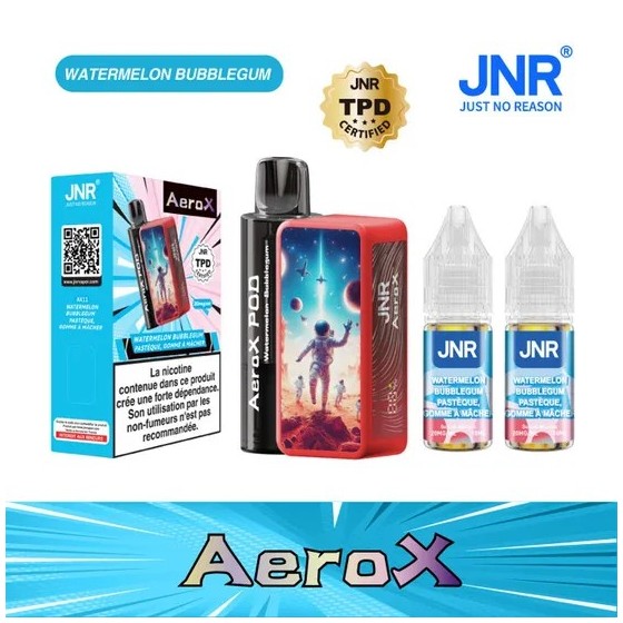 JNR AeroX 32K – Watermelon Bubble Gum (Pastèque Chewing-Gum)