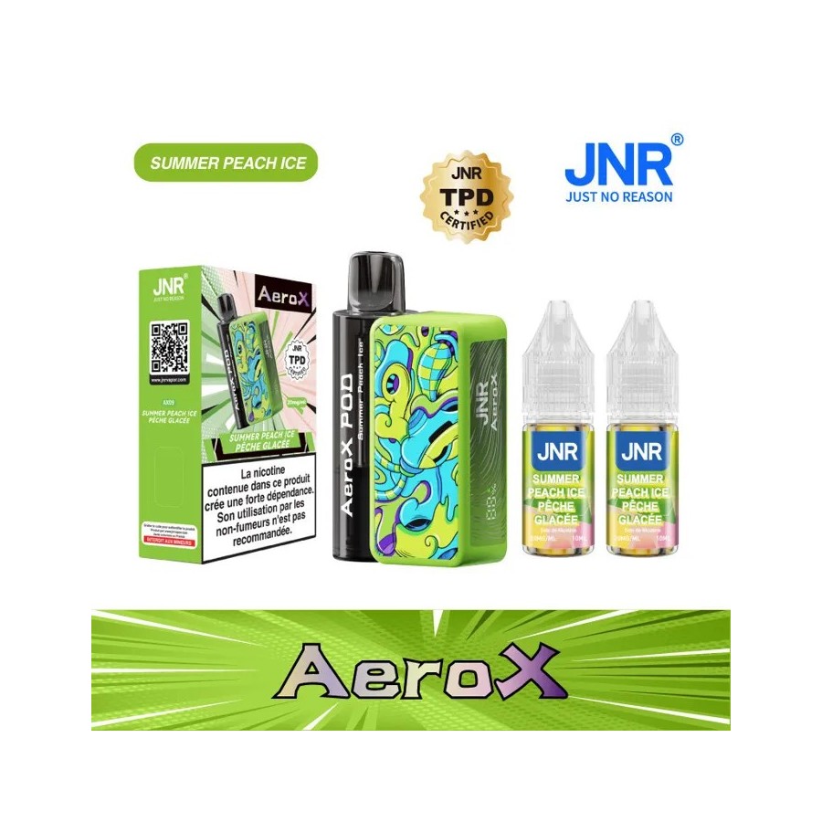 JNR AeroX 32K – Summer Peach Ice (Pêche Glacée) JNR AeroX 32K – Summer Peach Ice (Pêche Glacée)
