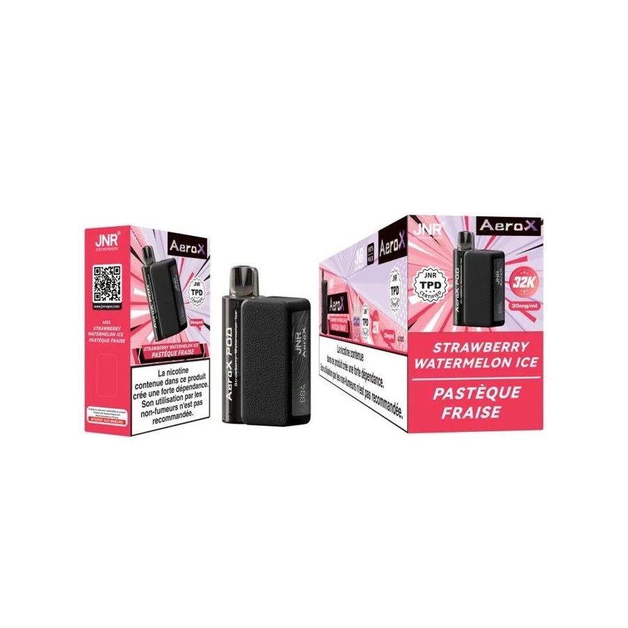 JNR AeroX 32K – Strawberry Watermelon Ice (Fraise Pastèque Glacée)