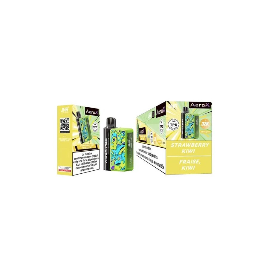 JNR AeroX 32K – Strawberry Kiwi (Fraise Kiwi)
