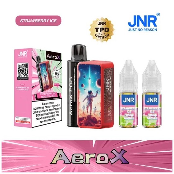 JNR AeroX 32K – Strawberry Ice (Fraise Glacée)