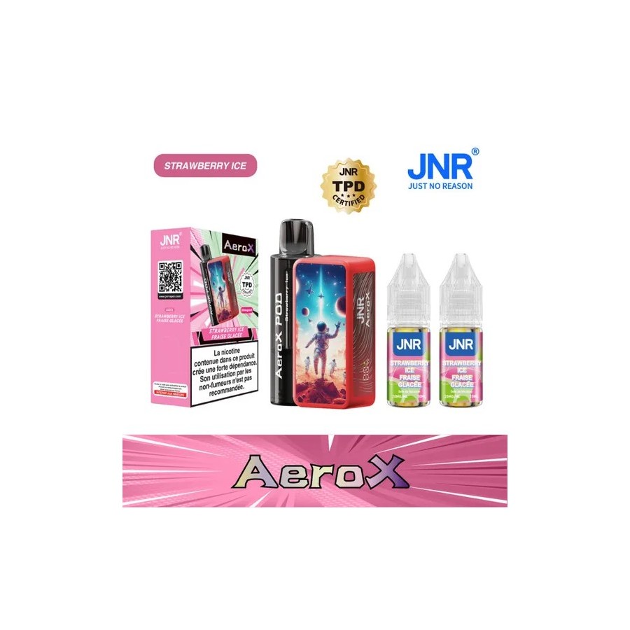 JNR AeroX 32K – Strawberry Ice (Fraise Glacée) JNR AeroX 32K – Strawberry Ice (Fraise Glacée)
