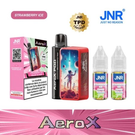 JNR AeroX 32K – Strawberry Ice (Fraise Glacée)