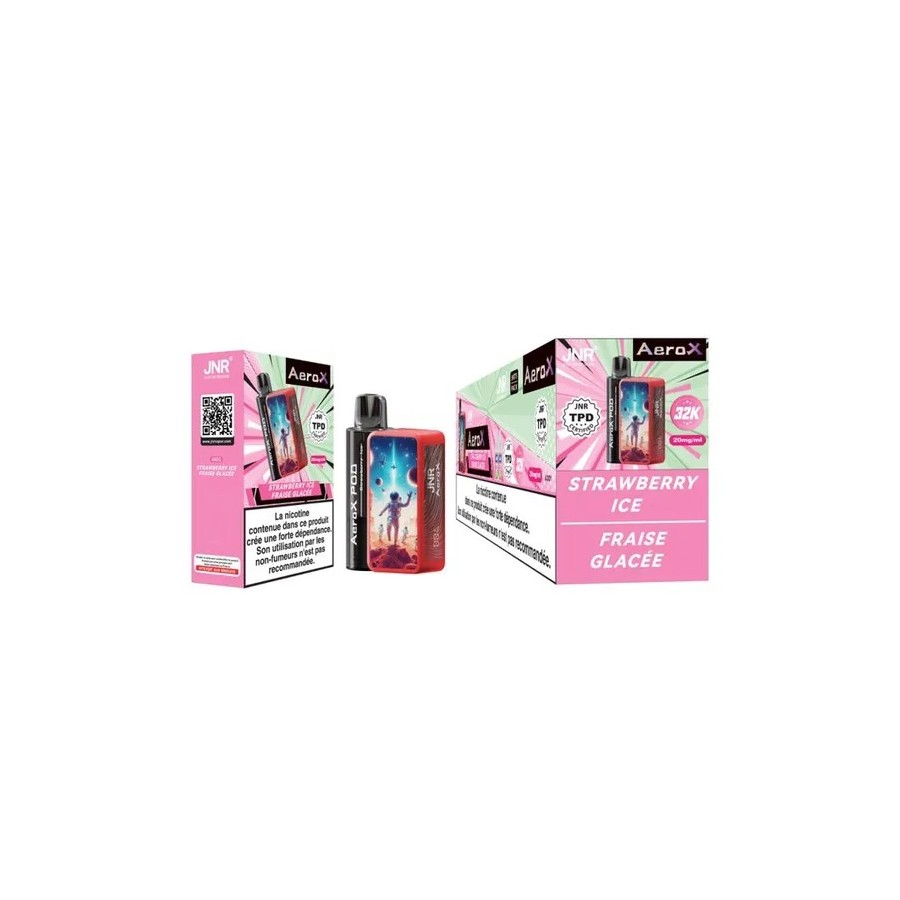JNR AeroX 32K – Strawberry Ice (Fraise Glacée)