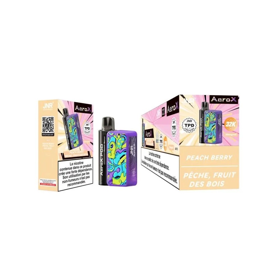 JNR AeroX 32K – Peach Berry (Pêche Fruit des Bois)