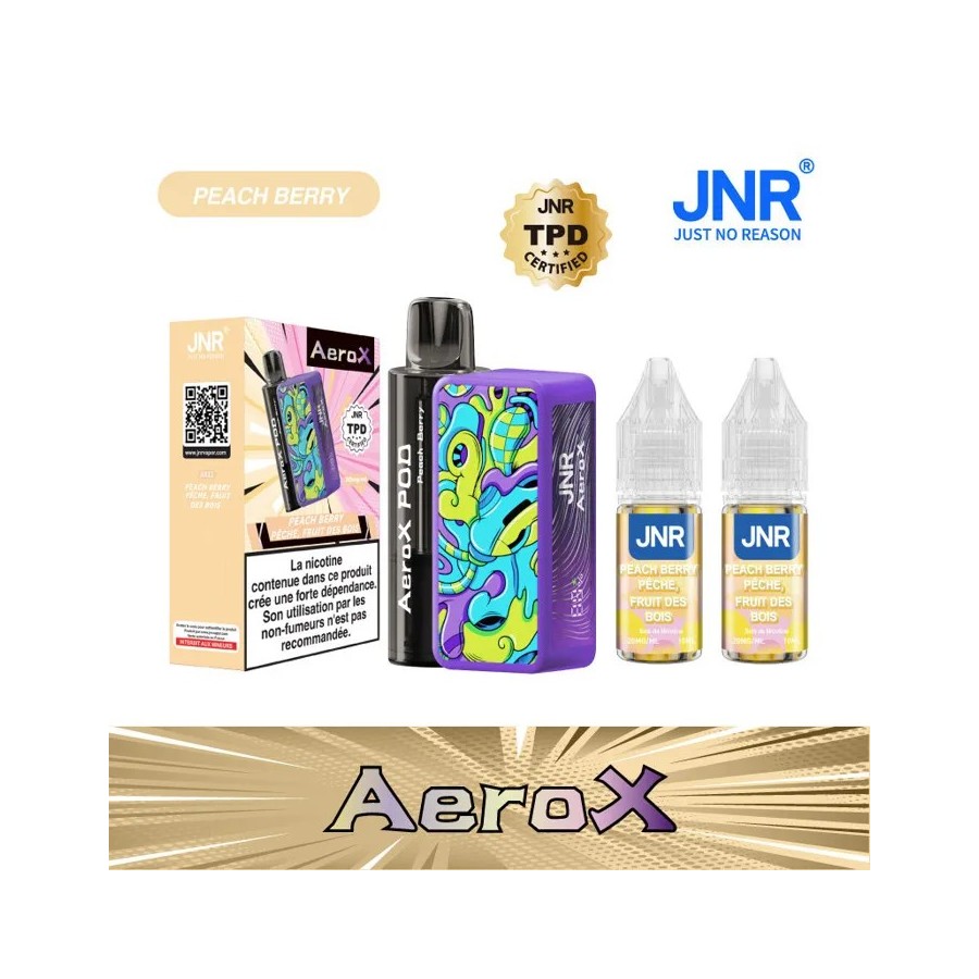JNR AeroX 32K – Peach Berry (Pêche Fruit des Bois) JNR AeroX 32K – Peach Berry (Pêche Fruit des Bois)