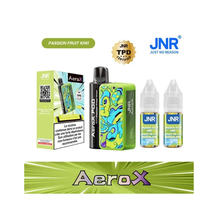 JNR AeroX 32K – Passion Fruit Kiwi (Fruit de la Passion Kiwi) JNR AeroX 32K – Passion Fruit Kiwi (Fruit de la Passion Kiwi)