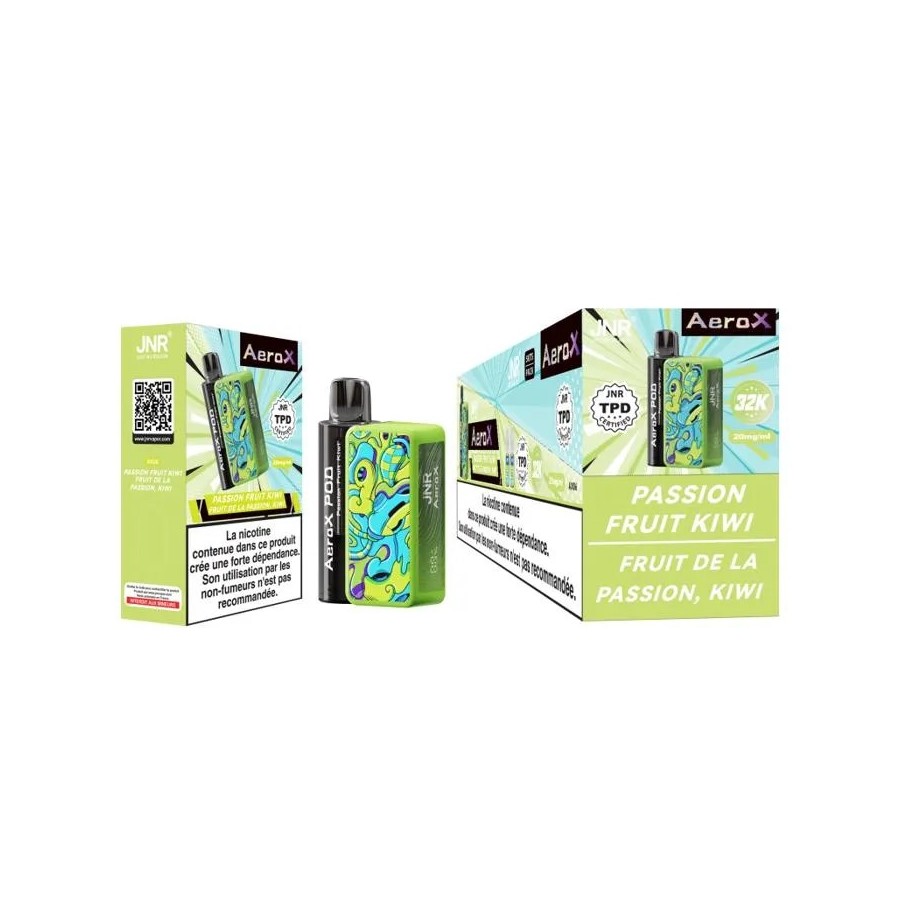 JNR AeroX 32K – Passion Fruit Kiwi (Fruit de la Passion Kiwi)