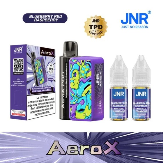 JNR AeroX 32K – Blueberry Red Raspberry (Myrtille Framboise)