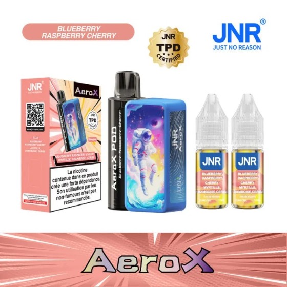 JNR AeroX 32K – Blueberry Raspberry Cherry (Myrtille Framboise Cerise)