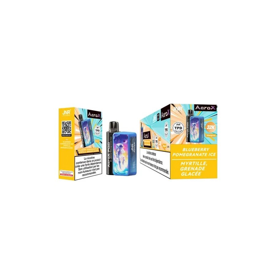 JNR AeroX 32K – Blueberry Pomegranate Ice (Myrtille Grenade Glacée)