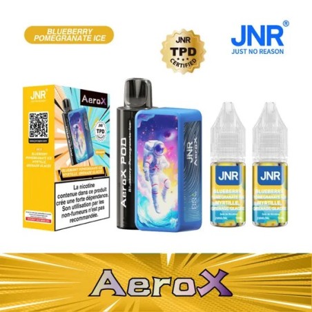 JNR AeroX 32K – Blueberry Pomegranate Ice (Myrtille Grenade Glacée)