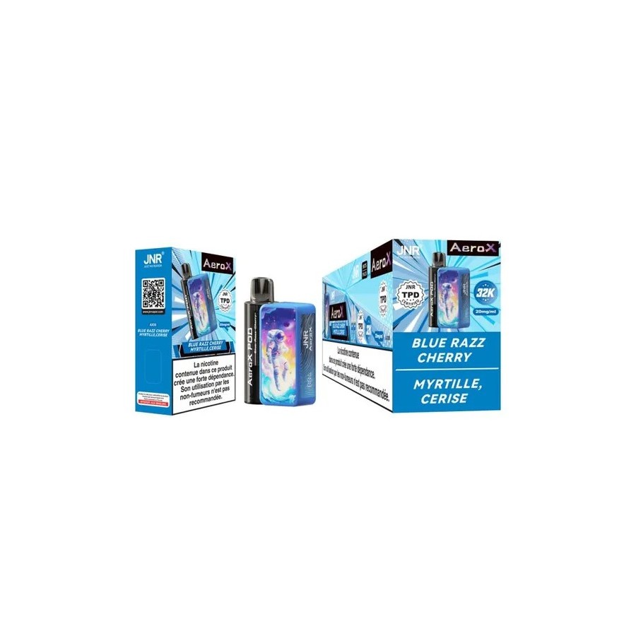 JNR AeroX 32K – Blue Razz Cherry (Myrtille Cerise)